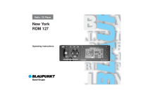 Blaupunkt New-York-RDM-127 - Owners Manual